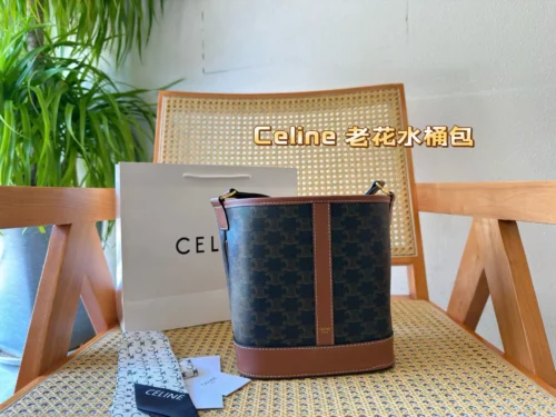 Celine Monogram Bucket Bag