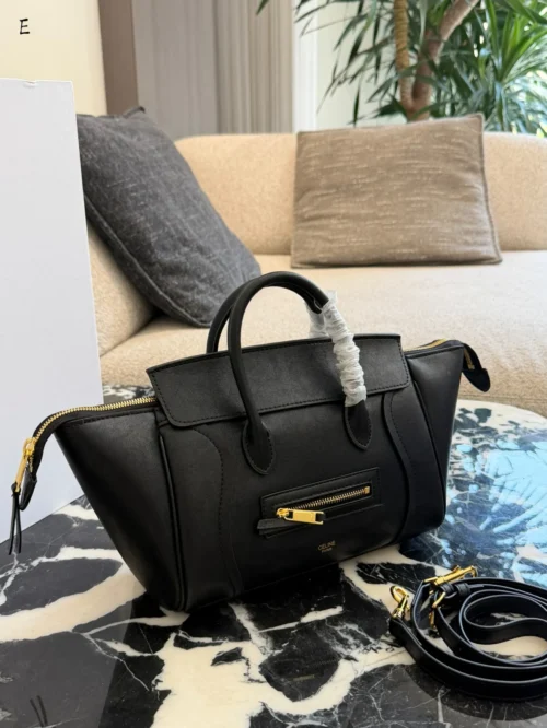 Celine Luggage Leather Tote Bag