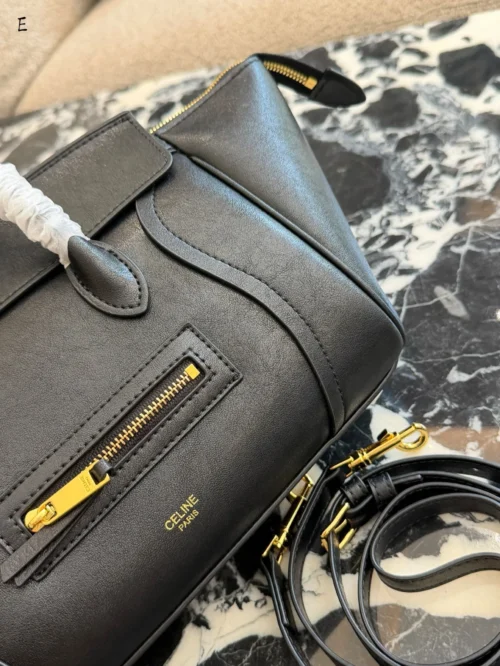Celine Luggage Leather Tote Bag