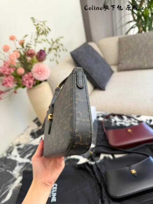 Celine Leather Baguette Bag