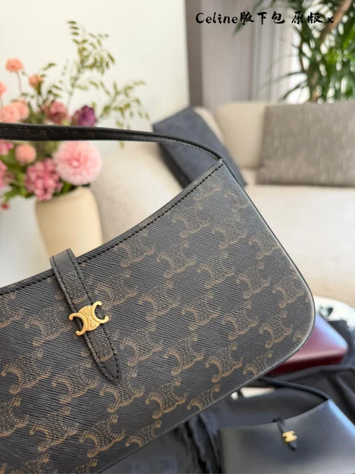 Celine Leather Baguette Bag