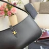 Celine Black Leather Baguette Bag