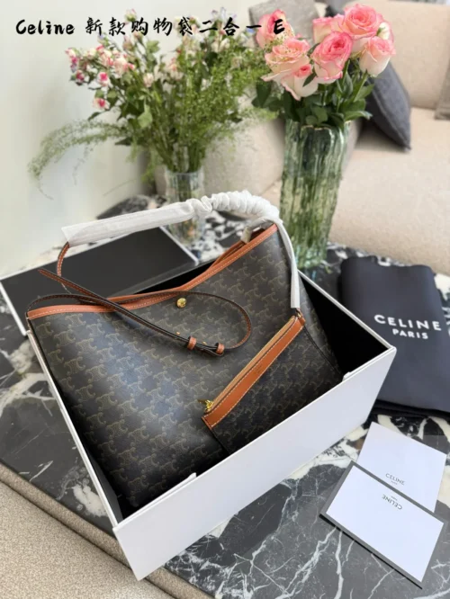 Celine Leather Handbag Style 0046
