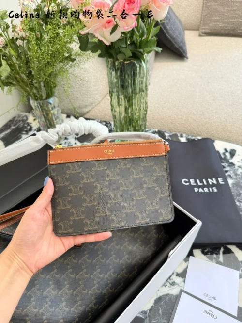 Celine Leather Handbag Style 0046