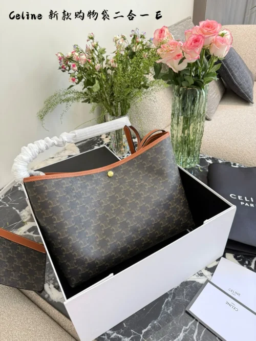 Celine Leather Handbag Style 0046