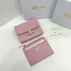 Celine Triomphe Leather Wallet