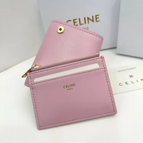 Celine Triomphe Leather Wallet