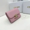 Celine Triomphe Leather Wallet