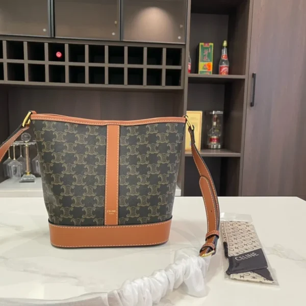 Celine Monogram Bucket Bag Style 0052