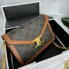 Celine Triomphe Chain Clutch Bag