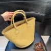 Celine Raffia Bucket Bag