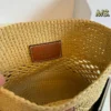 Celine Raffia Card Holder