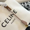 Celine Cabas White Leather Tote Bag