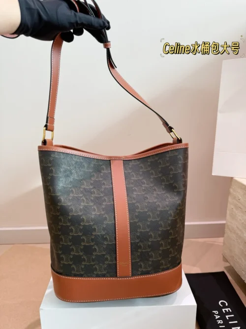 Celine Monogram Bucket Bag Style 0073