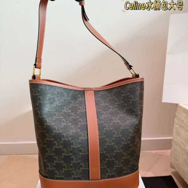 Celine Monogram Bucket Bag Style 0073