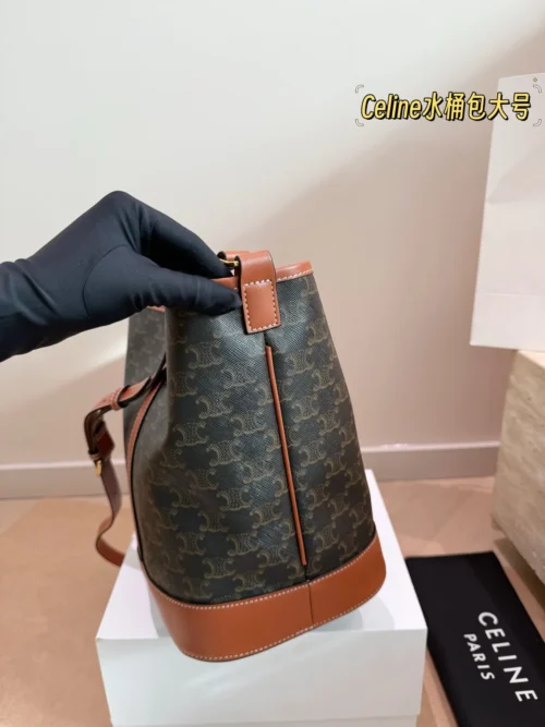 Celine Monogram Bucket Bag Style 0073