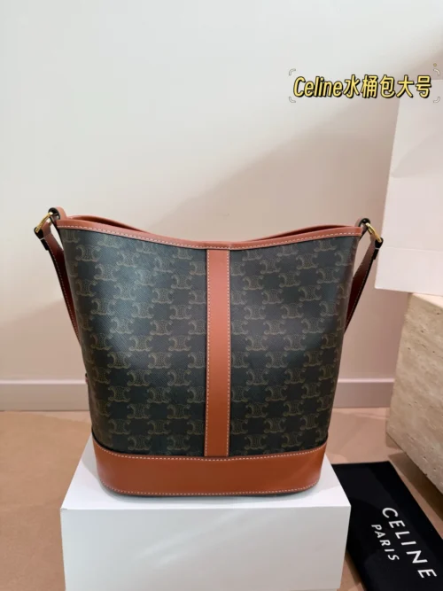 Celine Monogram Bucket Bag Style 0073