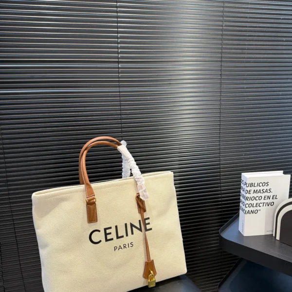Celine Canvas Tote Bag