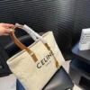 Celine Canvas Tote Bag