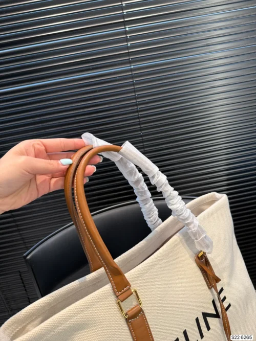 Celine Canvas Tote Bag