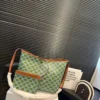 Celine Brown Monogram Leather Tote Bag
