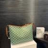 Celine Brown Monogram Leather Tote Bag