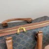 Celine Triomphe Medium Monogram Leather Travel Bag