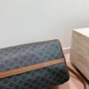 Celine Triomphe Medium Monogram Leather Travel Bag