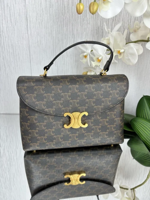 Celine Small Chain Top Handle Bag Style 0135