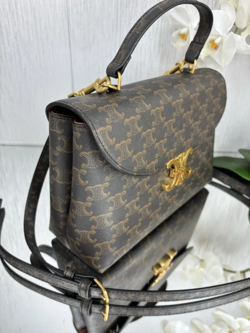 Celine Small Chain Top Handle Bag Style 0135