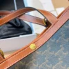 Celine Cabas Brown Monogram Leather Tote Bag