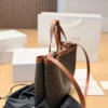 Celine Cabas Brown Monogram Leather Tote Bag