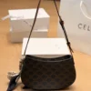Celine Tilly Monogram Canvas Hobo Bag