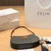 Celine Tilly Monogram Canvas Hobo Bag