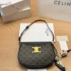 Celine Tilly Monogram Canvas Hobo Bag