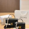 Celine Nino Leather Top Handle Bag