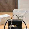 Celine Nino Leather Top Handle Bag