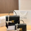Celine Nino Leather Top Handle Bag