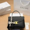 Celine Nino Leather Top Handle Bag