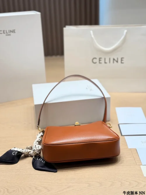 Celine Brown Calfskin Handbag