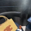 Celine Cabas Woven Crossbody Bag