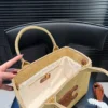 Celine Cabas Woven Crossbody Bag