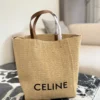 Celine Raffia Tote Bag