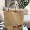 Celine Raffia Tote Bag