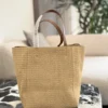 Celine Raffia Tote Bag