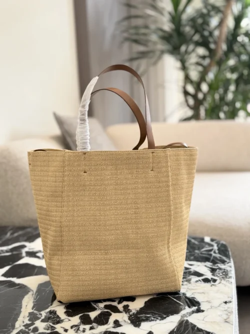 Celine Raffia Tote Bag