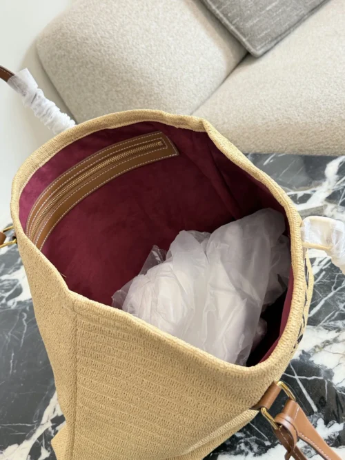 Celine Raffia Tote Bag Style 0179