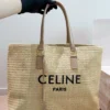 Celine Raffia Tote Bag 40x31cm