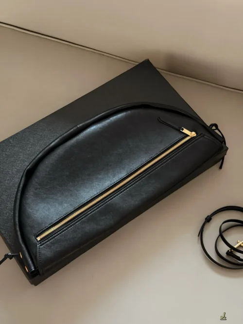 Celine Triomphe Black Messenger Bag