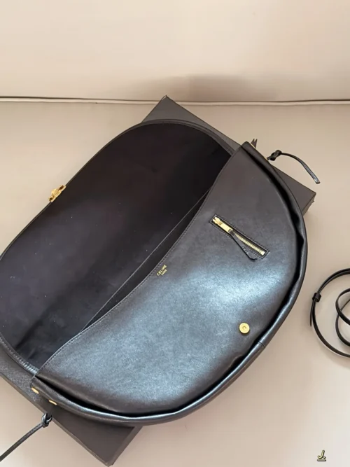 Celine Triomphe Black Messenger Bag